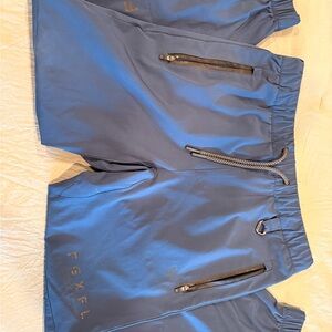 Flag Nor Fail Blue Ankle Cropped Pants